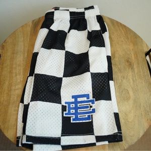 nascar checker eric emanuel mesh short BRAND NEW size xl (fits like a large)